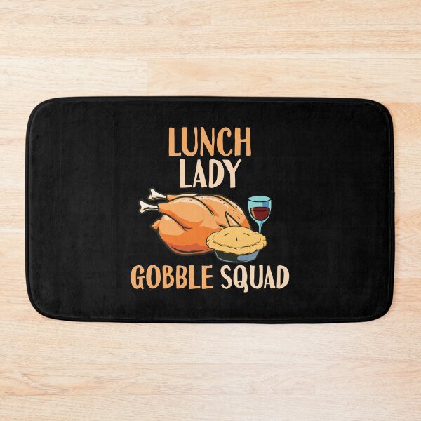 Item preview, Lunch Lady Gobble Squad Matching Thanksgiving Turkey Food Gift designed and sold by TMelonShop.