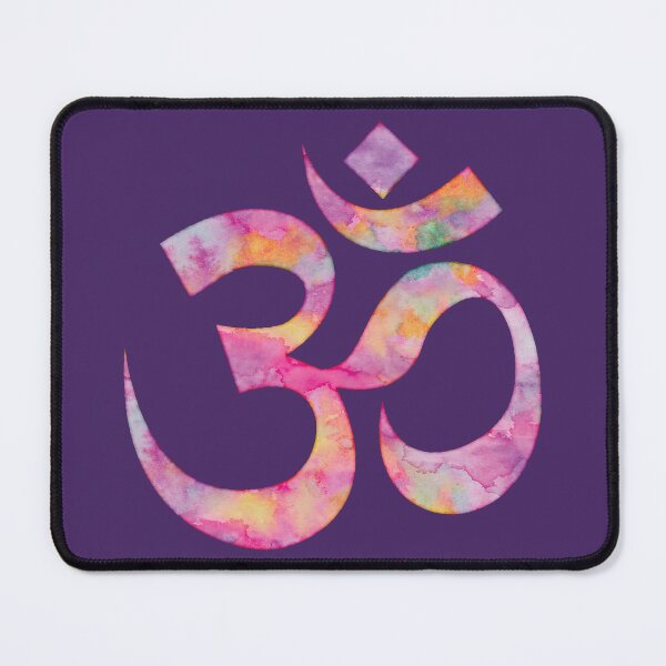 Item preview, Watercolor Om Ohm Yoga Symbol designed and sold by MarkTees.