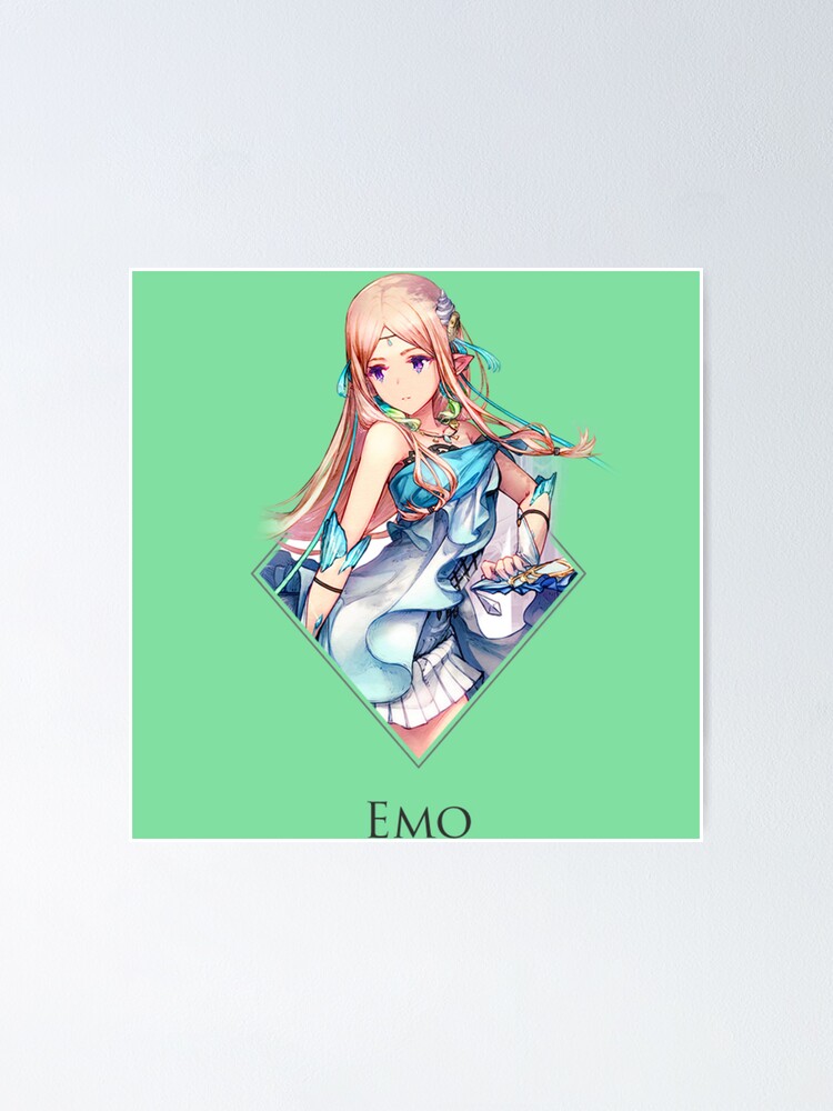 Emo from Harvestella " Poster for Sale by HelloBujo | Redbubble