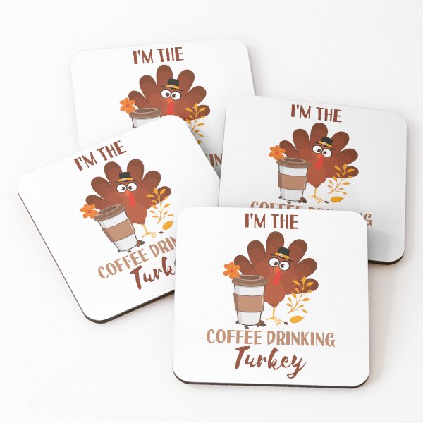 Item preview, Im The Coffee Drinking Turkey Funny Thanksgiving Matching Gift designed and sold by TMelonShop.