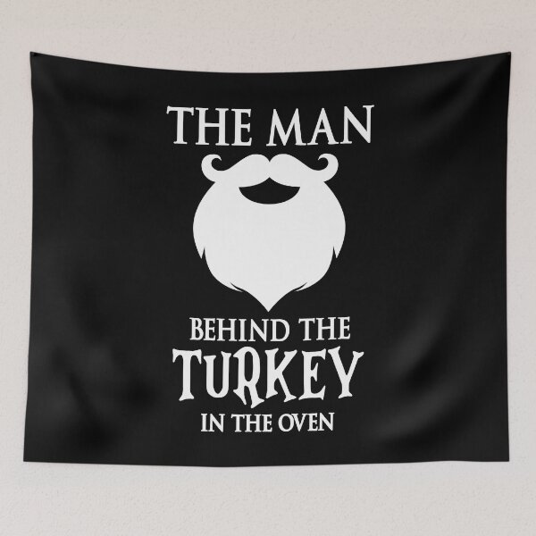 Item preview, The Man Behind The Turkey Funny Thanksgiving Day Pregnancy Gift designed and sold by TMelonShop.