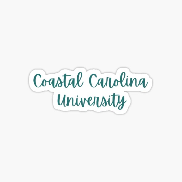 "Coastal Carolina University" Sticker for Sale by AbbyPincus1323