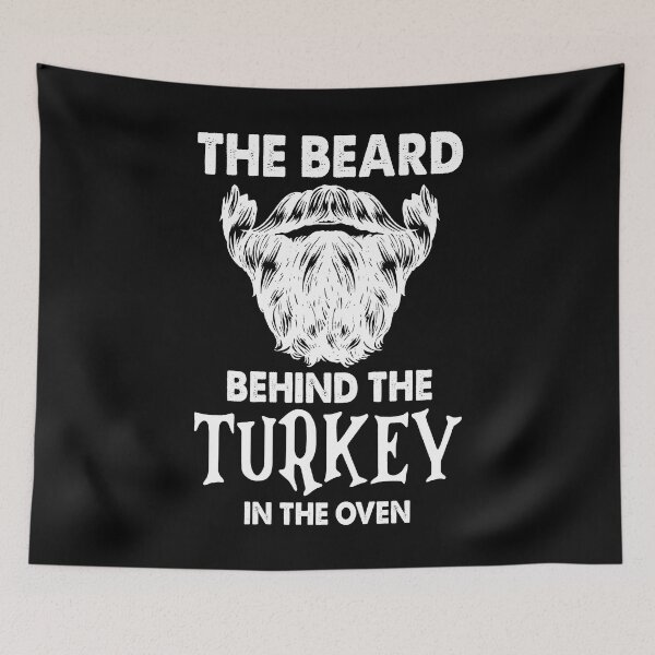 Item preview, The Beard Behind The Turkey Funny Thanksgiving Day Pregnancy Gift designed and sold by TMelonShop.