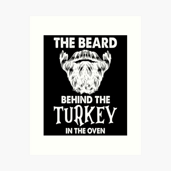 Item preview, The Beard Behind The Turkey Funny Thanksgiving Day Pregnancy Gift designed and sold by TMelonShop.
