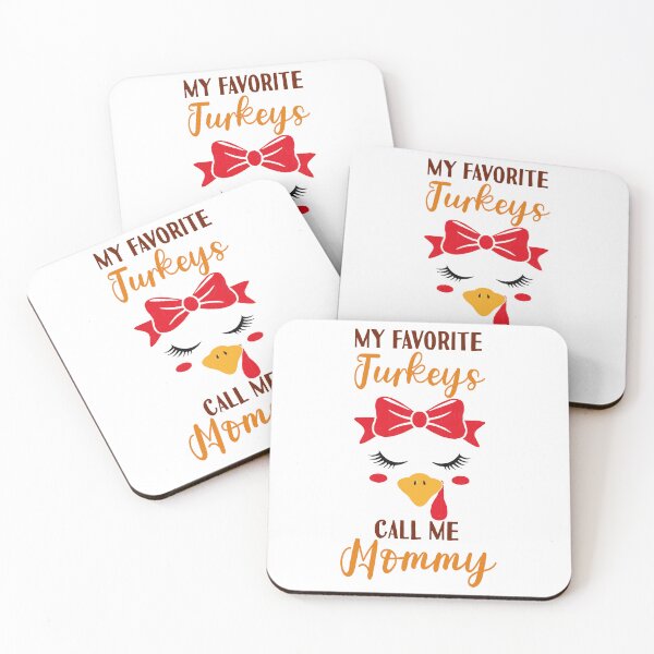 Item preview, My Favorite Turkeys Call Me Mommy Funny Thanksgiving Day Gift designed and sold by TMelonShop.