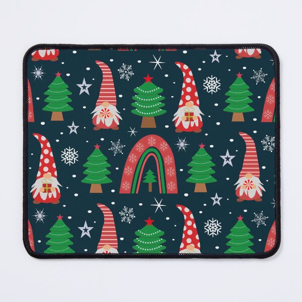 Item preview, Christmas Gnomes with boho rainbow and trees pattern designed and sold by Yasminepatterns .
