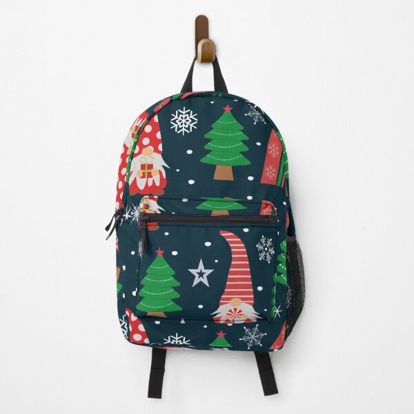 Item preview, Christmas Gnomes with boho rainbow and trees pattern  designed and sold by Yasminepatterns .
