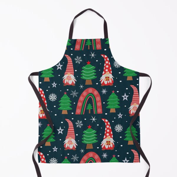Item preview, Christmas Gnomes with boho rainbow and trees pattern  designed and sold by Yasminepatterns .
