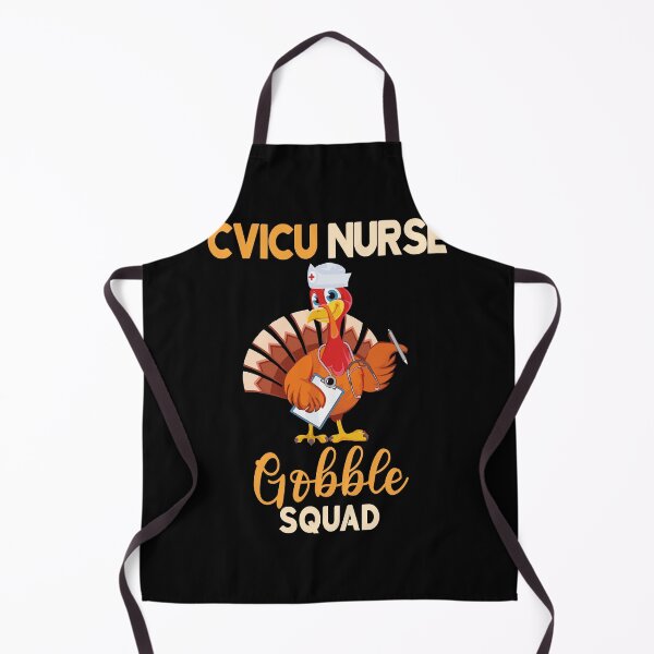 Item preview, CVICU Nurse Gobble Squad Funny Thanksgiving Nurses Matching Gift designed and sold by TMelonShop.