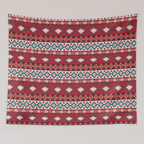 Item preview, Cozy Christmas Colorful pattern design. iPhone or Samsung Phone Case Cover designed and sold by RoManSmArt.
