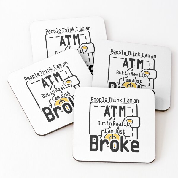 Item preview, I am Broke funny tshirt design designed and sold by Dina S  Morris.
