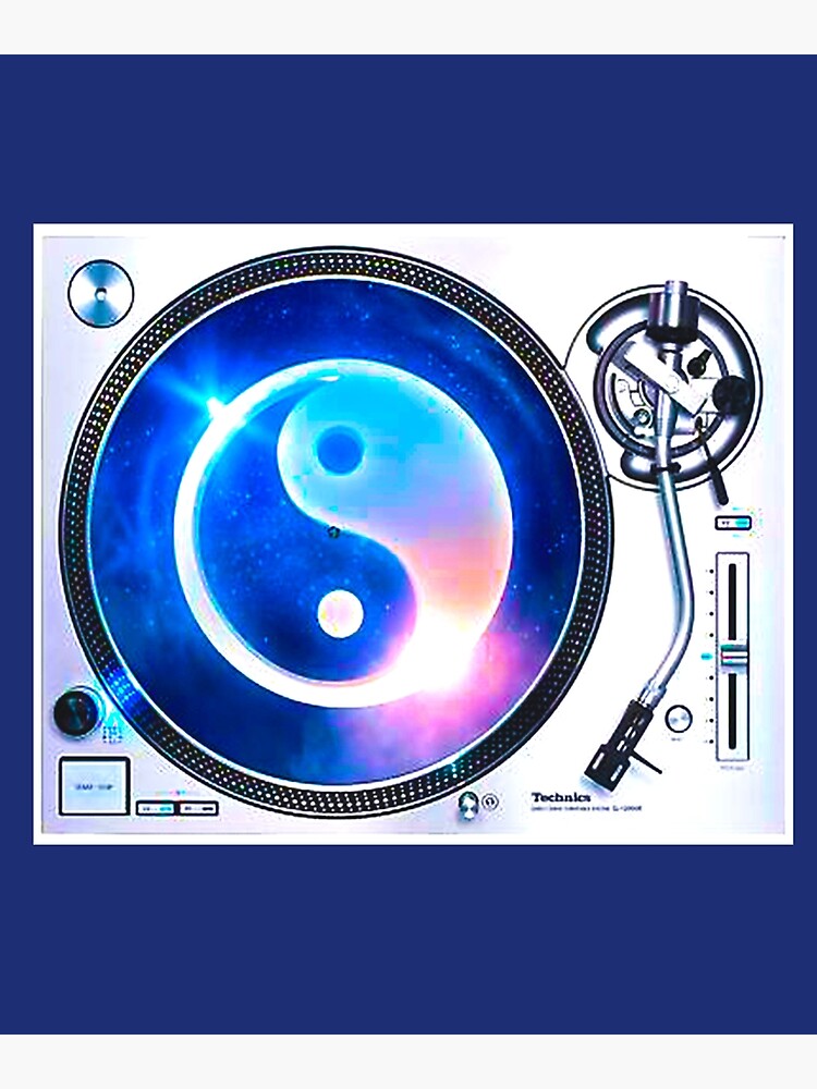 "YIN YANG TURNTABLE" Poster for Sale by lkthegreat1 Redbubble