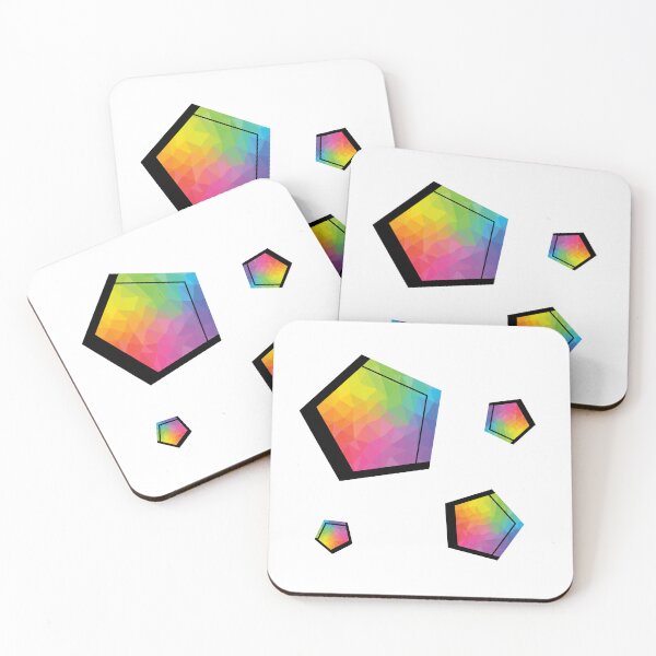 Item preview, Rainbow Pentagons designed and sold by amandartwork.