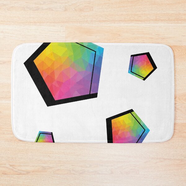 Item preview, Rainbow Pentagons designed and sold by amandartwork.
