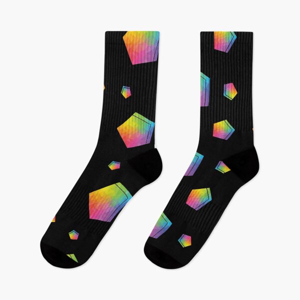 Item preview, Rainbow Pentagons designed and sold by amandartwork.