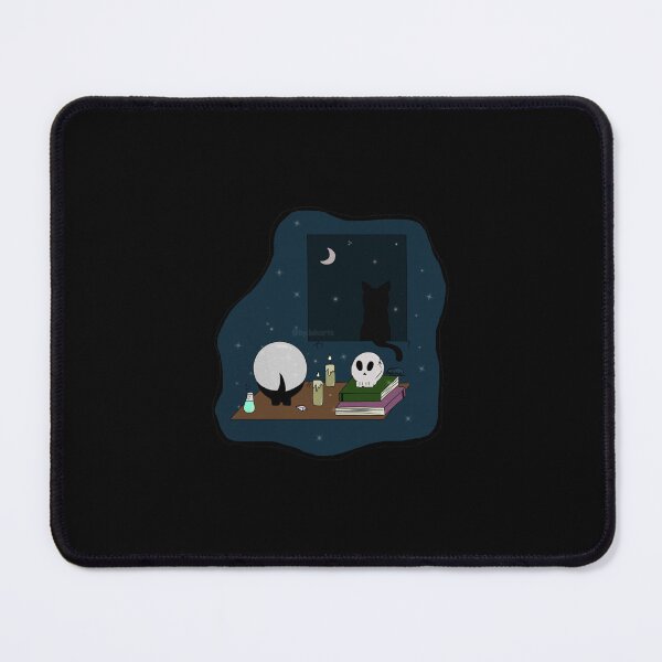 Item preview, witch's altar and black cat designed and sold by Leharts.