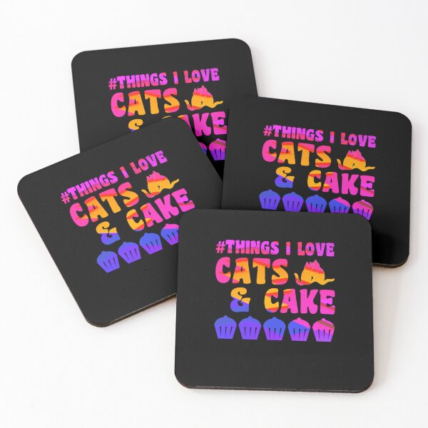 Item preview, I Love Cats And Cake designed and sold by PetSafari.
