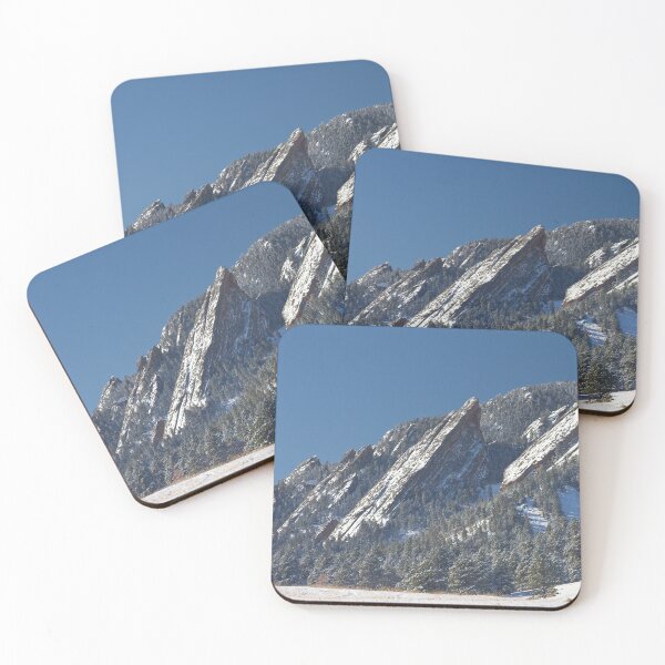 Item preview, Snow Powder Dusted Flatirons Boulder Colorado designed and sold by Bo Insogna.