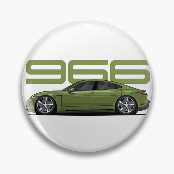 Item preview, Porsche 966 Taycan Illustration Green designed and sold by blackdogshop.