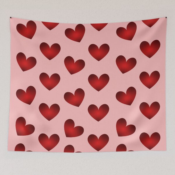 Item preview, Heart love print for holydays Valentines day designed and sold by Flyart8.