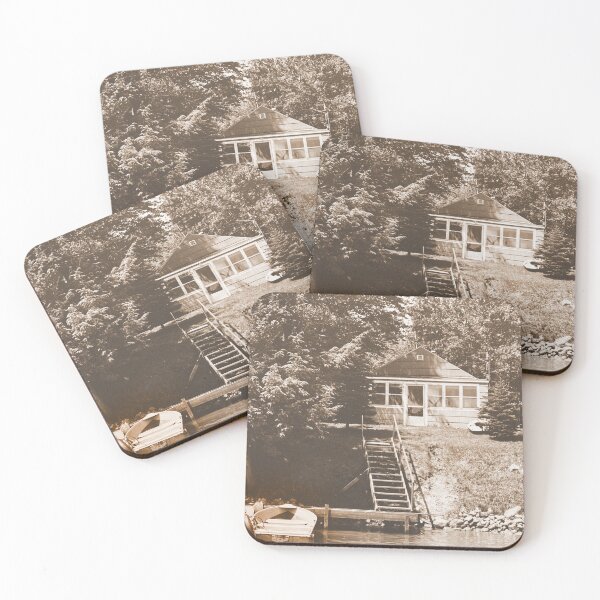 Item preview, Little Cabin in the Woods Up North designed and sold by Duncan Bullock.