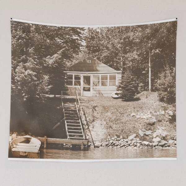 Item preview, Little Cabin in the Woods Up North designed and sold by Duncan Bullock.
