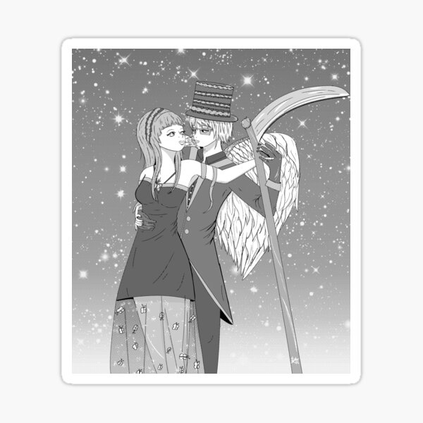 Dancing On Angel's Wings Sticker
