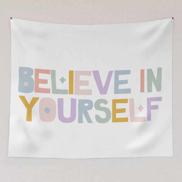Item preview, Believe in yourself, motivation quote  designed and sold by Sanaura.