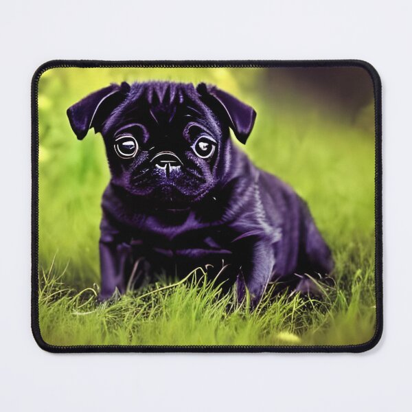 Item preview, Cute black pug puppy V1 designed and sold by The Love Quill.