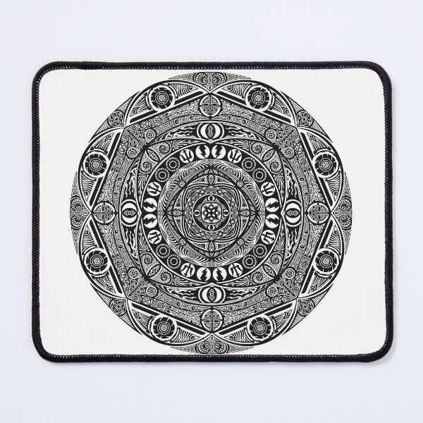 Item preview, Round tribal mandala designed and sold by DomaDoma.