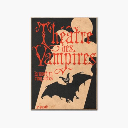Artikel-Vorschau von Théâtre des Vampires Poster | Interview mit der Vampir-Fanart, designt und verkauft von honey-bloom.