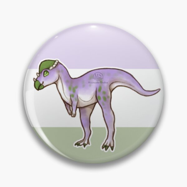 Item preview, genderqueer pachycephalosaurus designed and sold by MoonwakeStudios.
