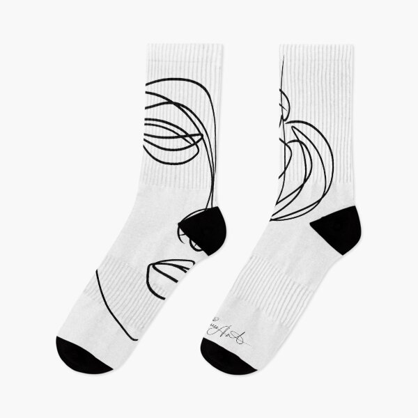Item preview, Linear Portrait of a Woman Face A minimalist Art, Graphic Design in One Line designed and sold by Rocky Mountain Artistry.