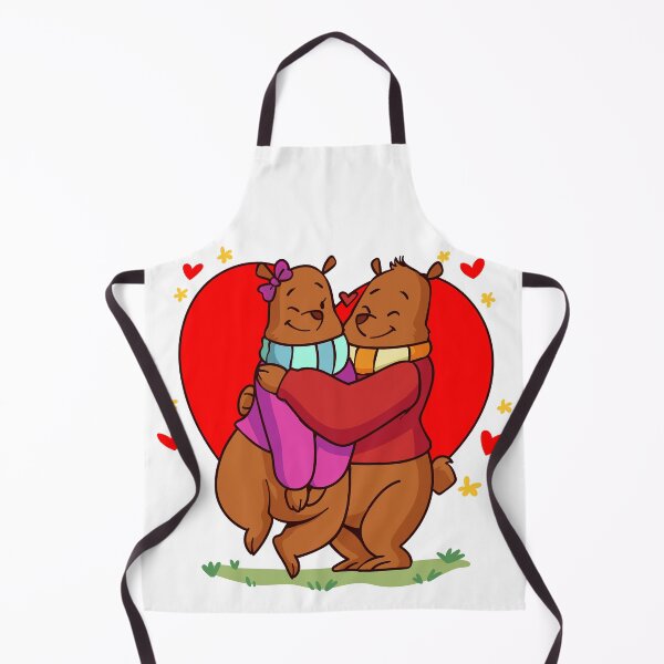 Item preview, Panda And Brownie Bear Couple Sticker designed and sold by STOREMUZAN.