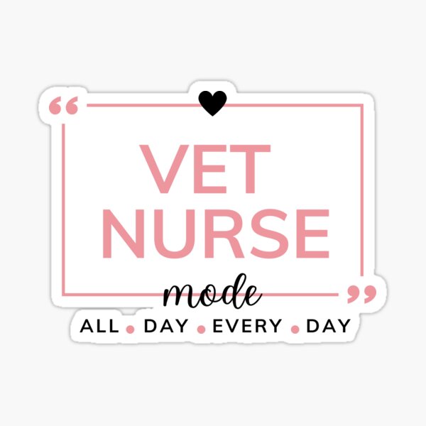 Vet Nurse Sticker