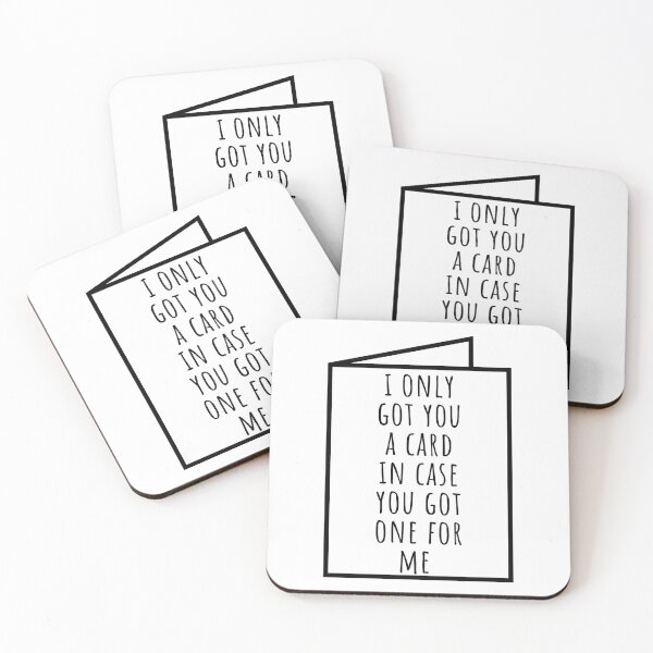 Item preview, Christmas Humor. Rude, Offensive, Inappropriate Christmas Card. I Only Got You A Card In Case You Got One For Me designed and sold by That Cheeky Tee.