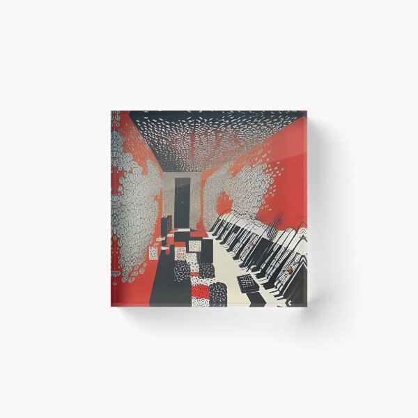 Item preview, Interior with abstract patterns designed and sold by numgis.