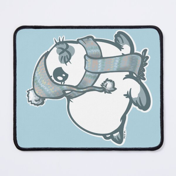Item preview, Baby Harp Seal Pup Dressed for Winter in Hat and Scarf designed and sold by RJKpoyp.