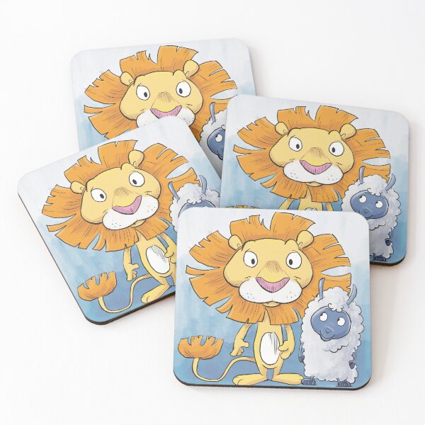 Item preview, Happy Lion and Lamb  designed and sold by RobPetersArt.