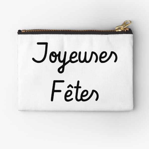 Joyeuses Fêtes  Zipper Pouch