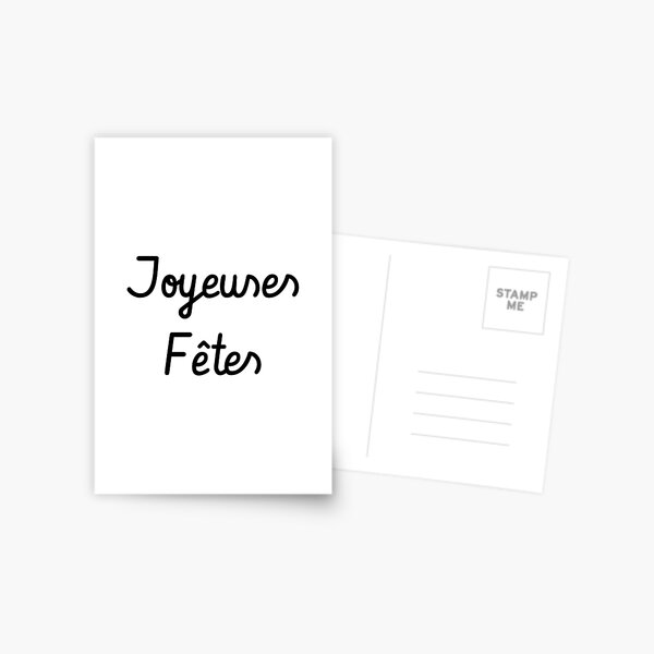 Joyeuses Fêtes Postcard