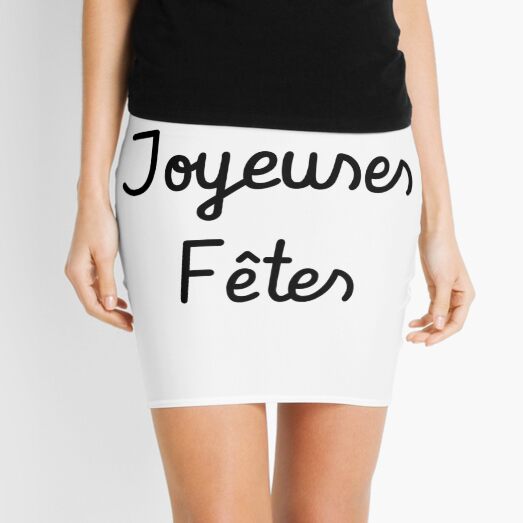 Joyeuses Fêtes Mini Skirt