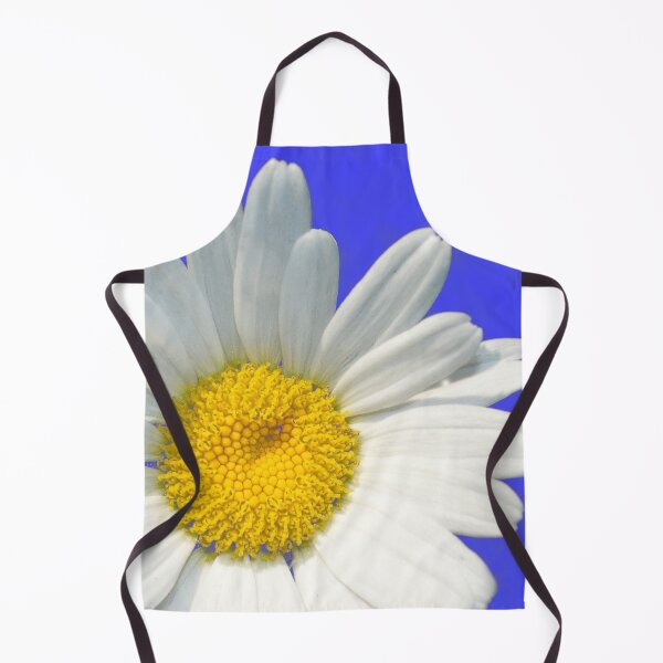 Item preview, White Daisy Flower Close-Up On Electric Blue Background designed and sold by DEC02.