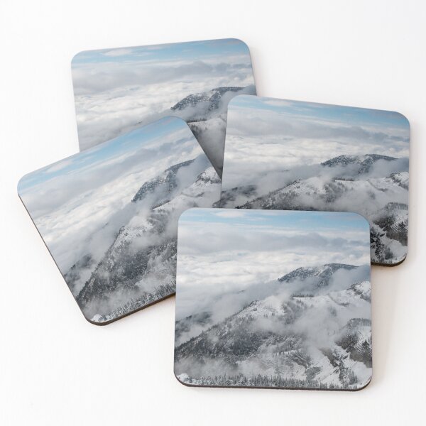 Item preview, Jackson Hole Mountain in the clouds designed and sold by Jesse Barnett.