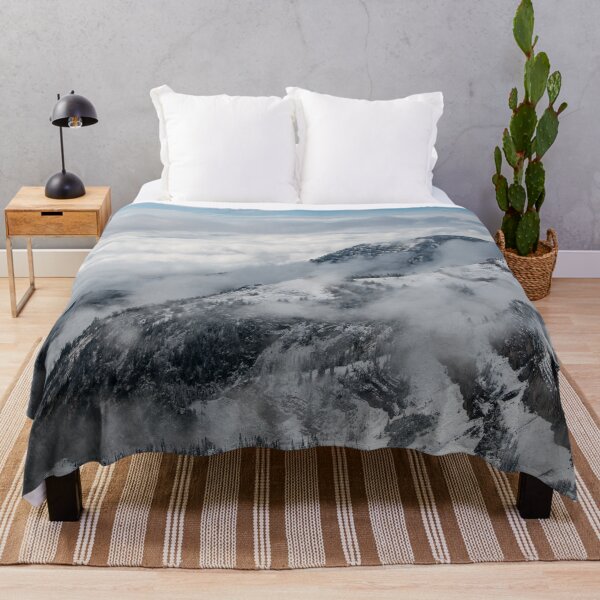 Item preview, Jackson Hole Mountain in the clouds designed and sold by Jesse Barnett.