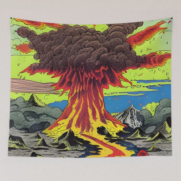 Item preview, Volcano Erupting designed and sold by numgis.