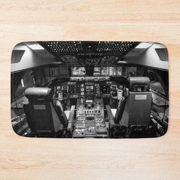 Item preview, AVIATION #38 - Airliner Cockpit in Black and White designed and sold by DEL-Productions.