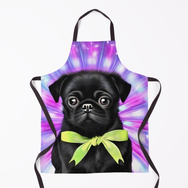 Item preview, Cute black pug puppy V2 designed and sold by The Love Quill.