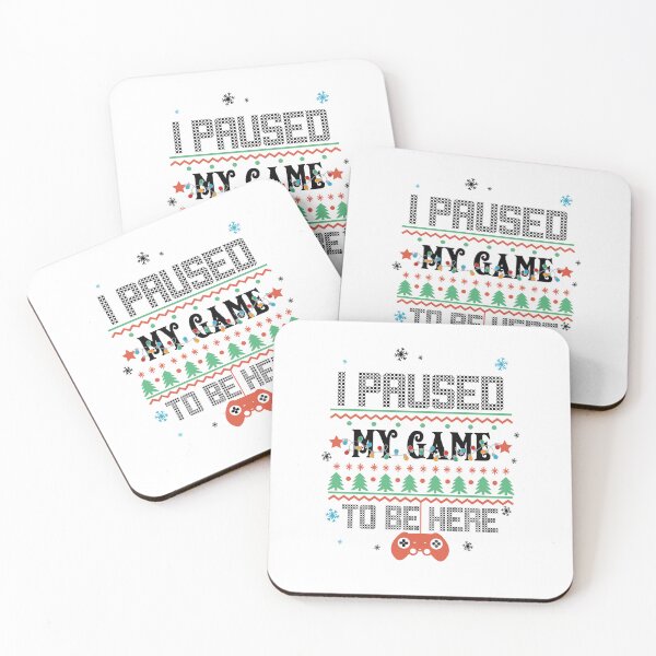 Item preview, I PAUSED MY GAME TO BE HERE Christmas sweater Lights For GAMERS designed and sold by SimoArte.
