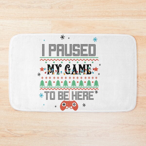 Item preview, I PAUSED MY GAME TO BE HERE Christmas sweater Lights For GAMERS designed and sold by SimoArte.